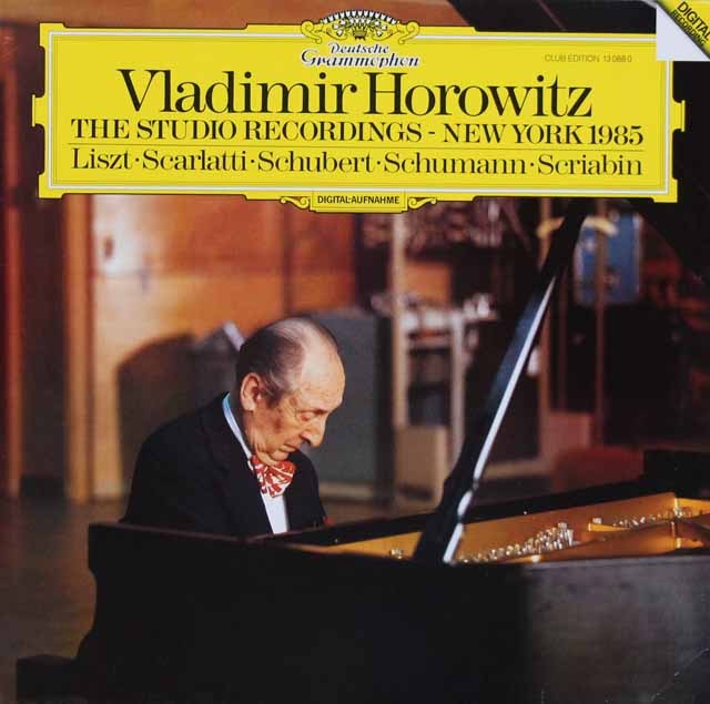 ホロヴィッツ・スタジオ・レコーディングス 1985　独DGG　3640　LP レコード
