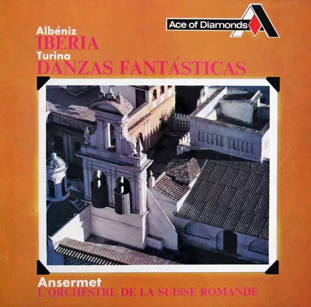 アンセルメのアルベニス/「イベリア」ほか 　英DECCA　3393　LP レコード