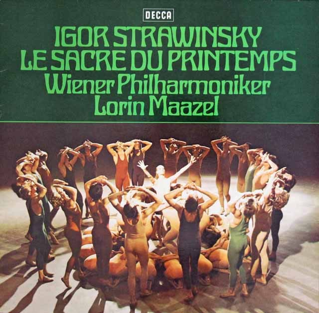 マゼールのストラヴィンスキー/「春の祭典」　独DECCA　3703　LP レコード