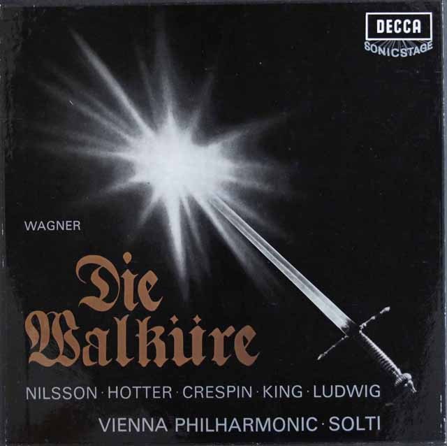 ショルティのワーグナー/「ワルキューレ」全曲　英DECCA　3012　LP レコード