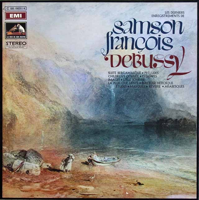 フランソワのドビュッシー/ピアノ作品集　仏EMI　3012　LP レコード