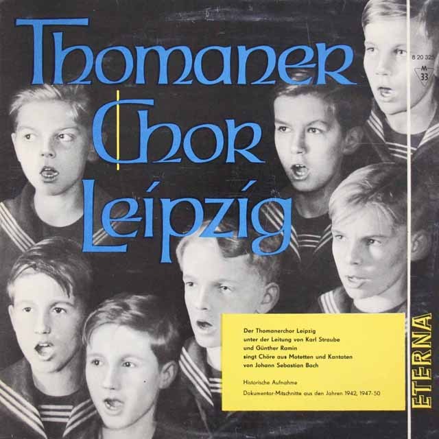 トーマス教会少年合唱団のバッハ/モテットとカンタータ集　独ETERNA　3713　LP レコード