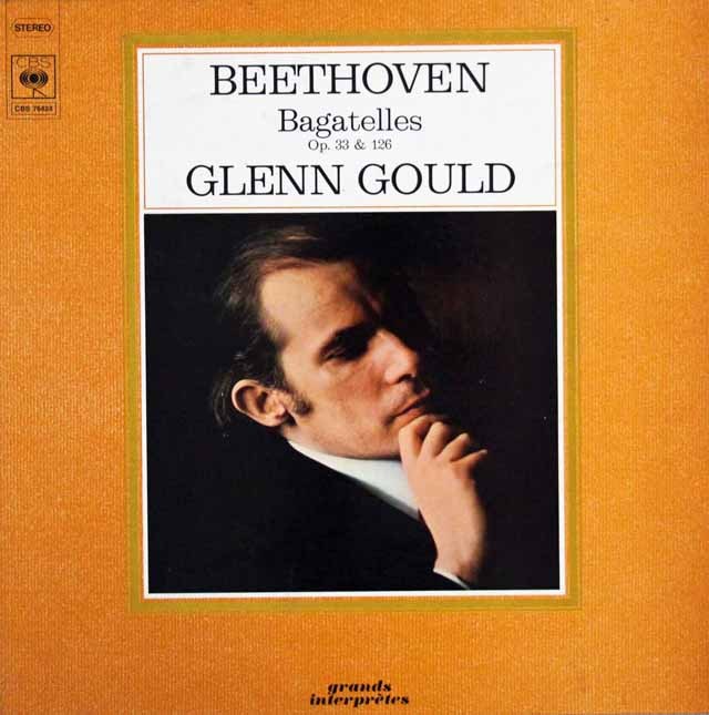 グールドのベートーヴェン/バガテル集　仏CBS　3714　LP レコード