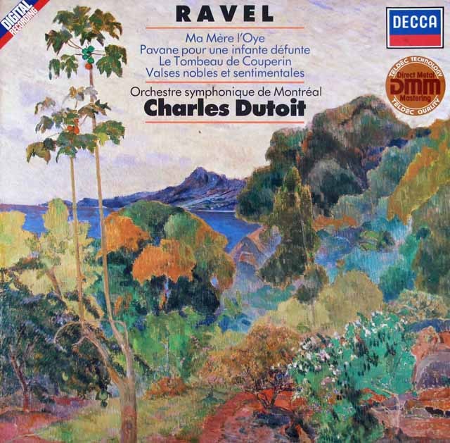 デュトワのラヴェル/「マ・メール・ロア」ほか　独DECCA　3014　LP レコード
