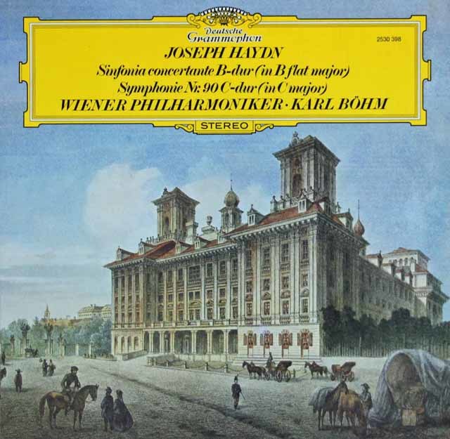 ベームのハイドン/協奏交響曲、交響曲第90番　独DGG　3738　LP レコード