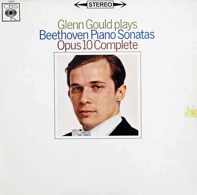 グールドのベートーヴェン/ピアノソナタ第5-7番　英CBS　3714　LP レコード