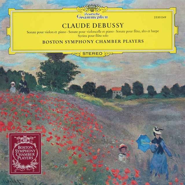 ボストン交響楽団室内アンサンブルのドビュッシー/ソナタ集　独DGG　3715　LP レコード