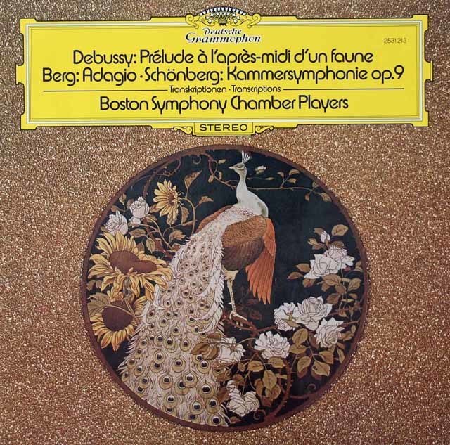 ボストン・シンフォニー・チェンバー・プレイヤーズのシェーンベルク/室内交響曲ほか 　独DGG　3022　LP レコード