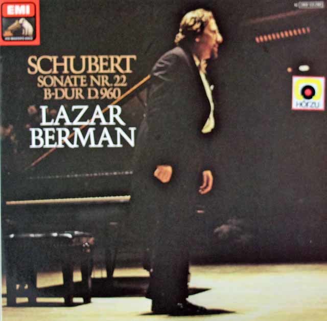 ベルマンのシューベルト/ピアノソナタ第21番　独EMI　3717　LP レコード