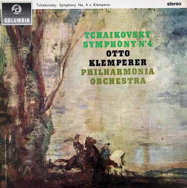 クレンペラーのチャイコフスキー/交響曲第4番  　英Columbia　3026　LP レコード