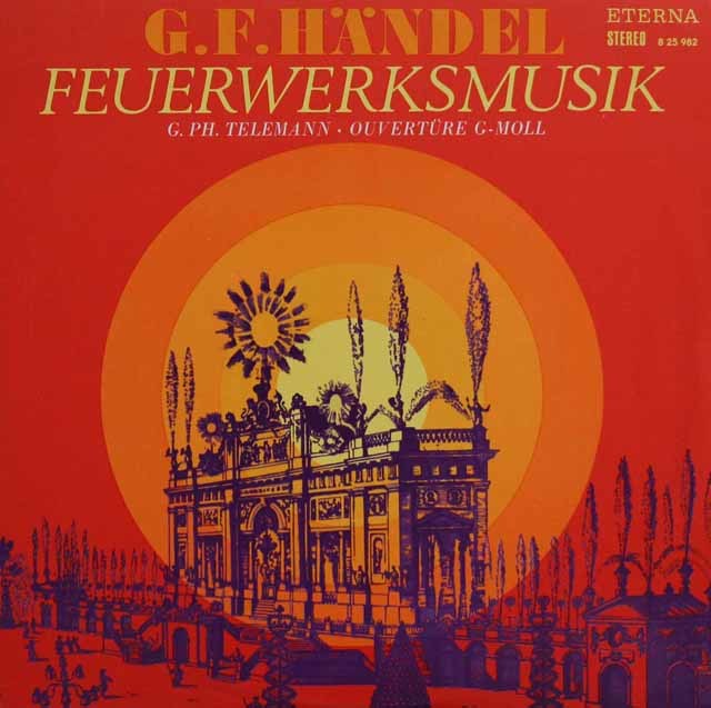 【長ステレオ】　マルグラーフのヘンデル/「王宮の花火の音楽」ほか　独ETERNA　3719　LP レコード