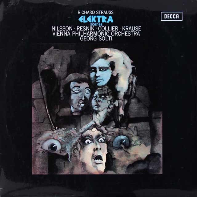 ショルティのR.シュトラウス/「エレクトラ」抜粋　英DECCA　3732　LP レコード