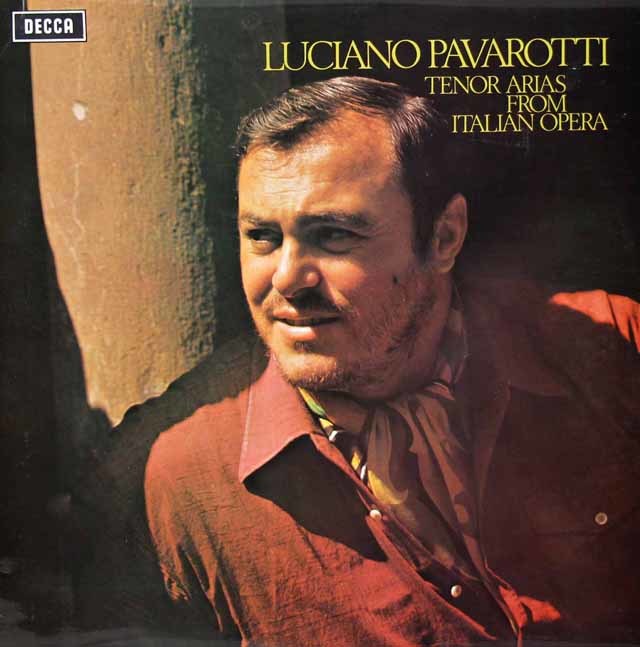【オリジナル盤】パヴァロッティのテノール・オペラ・アリア集　 英DECCA　3028　LP レコード