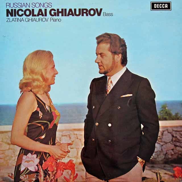 【オリジナル盤】　ギャウロフのロシア歌曲集　英DECCA　3732　LP レコード