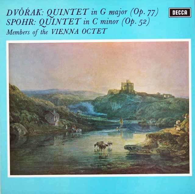 【オリジナル盤】 ウィーン・オクテット(八重奏団)のドヴォルザーク/五重奏曲 英DECCA 3897 LP レコード