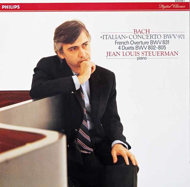 ストイアマンのバッハ/イタリア協奏曲ほか　蘭PHILIPS　3040　LP レコード