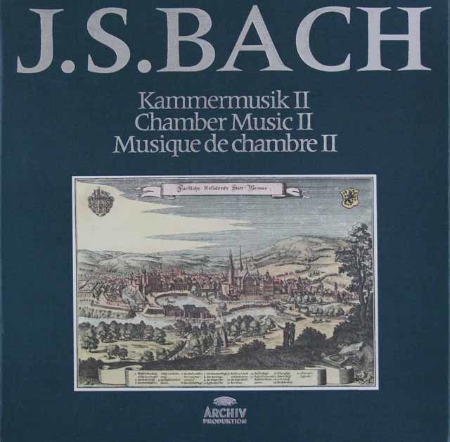 ニコレ、フルニエ、リヒターらのバッハ/室内楽曲集2　独ARCHIV　3419　LP レコード