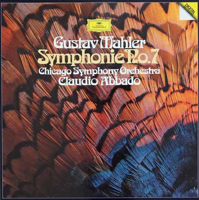 アバドのマーラー/交響曲第7番「夜の歌」　独DGG　3041　LP レコード