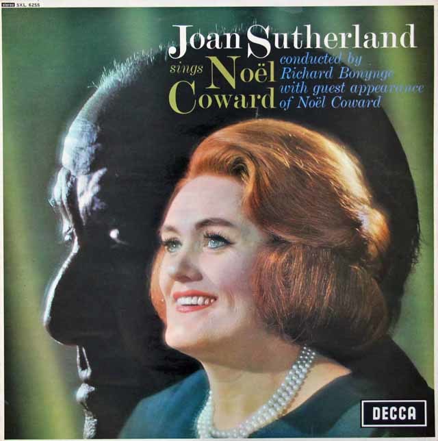サザーランド、ボニングのノエル・カワード作品集　英DECCA　3420　LP レコード