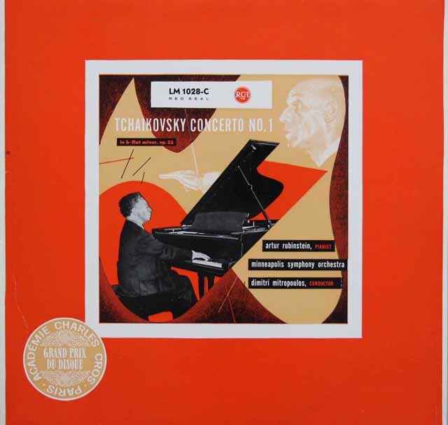 ルービンシュタインのチャイコフスキー/ピアノ協奏曲第1番　独RCA　3421　LP レコード