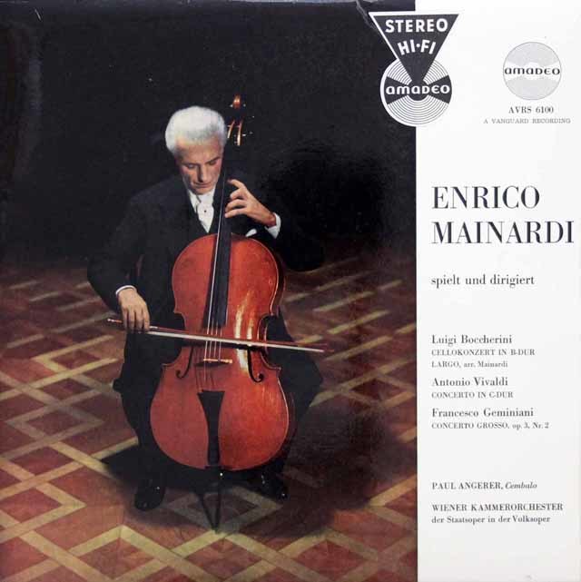 マイナルディのボッケリーニ/チェロ協奏曲ほか　オーストリアAMADEO   3043　LP レコード