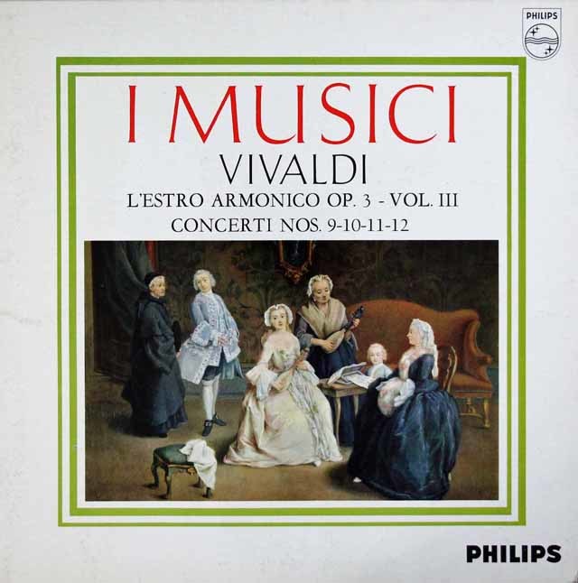 イ・ムジチのヴィヴァルディ/「調和の霊感」第3巻　第9～12番　蘭PHILIPS　3044　LP レコード