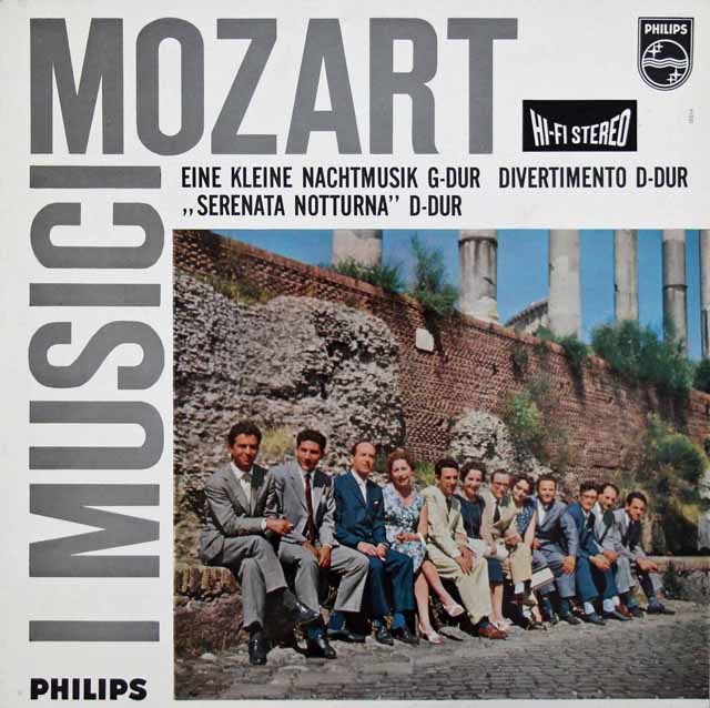 イ・ムジチのモーツァルト/アイネ・クライネ・ナハトムジークほか　蘭PHILIPS　3044　LP レコード