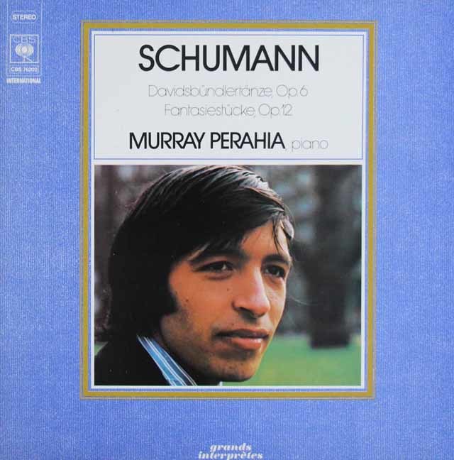 ペライアのシューマン/ダヴィット同盟舞曲集ほか  独CBS  3423　LP レコード