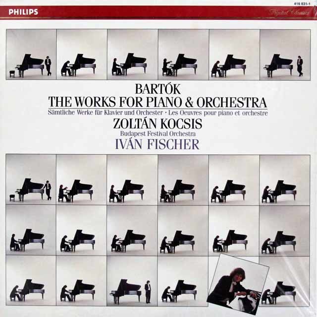 【未開封】コチシュ& I. フィッシャーのバルトーク/ピアノ協奏曲全集　蘭PHILIPS　3045　LP レコード