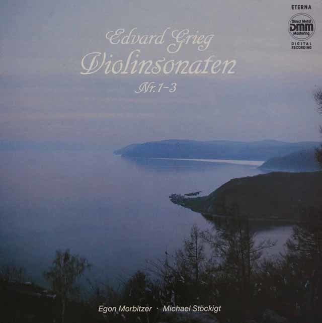 シュテッキヒト＆モルビッツァのグリーグ/ヴァイオリンソナタ第1番～3番　独ETERNA　3048　LP レコード