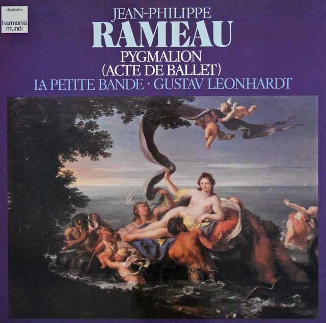 レオンハルトのラモー/「ピグマリオン」　独HM　3496　LP レコード