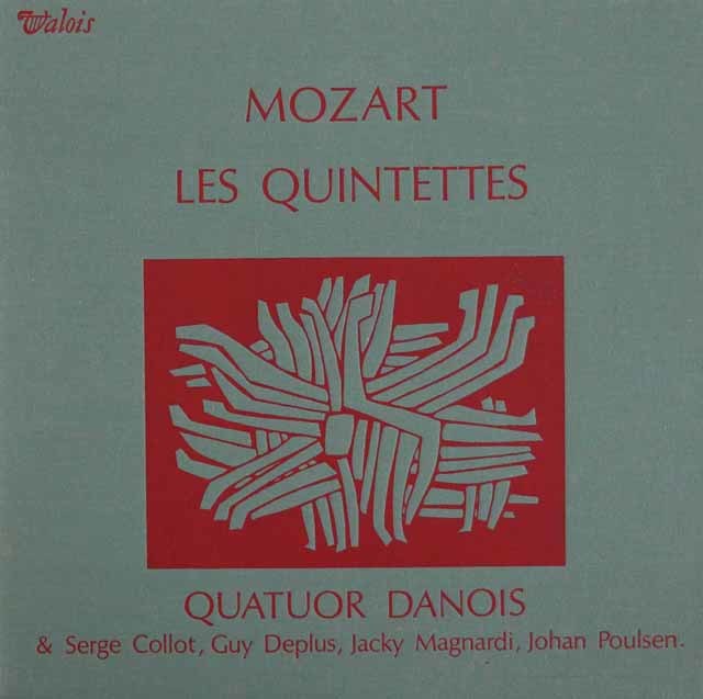 ダノワ四重奏団らのモーツァルト/五重奏曲集　仏valois　3107　LP レコード