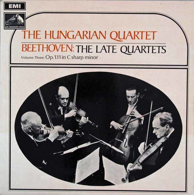 ハンガリー四重奏団のベートーヴェン/弦楽四重奏曲第14番　英EMI　3737　LP レコード