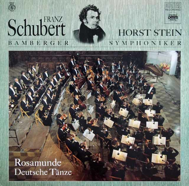シュタインのシューベルト/「ロザムンデ」序曲とバレエ音楽ほか　独eurodisc　3740　LP レコード