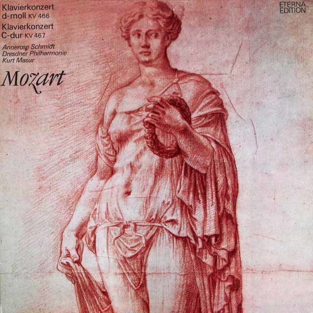 マズア&シュミットのモーツァルト/ピアノ協奏曲第20&21番　独ETERNA　3110　LP レコード