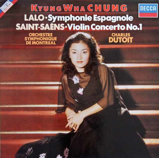 デュトワ、チョンのラロ/スペイン交響曲ほか　独DECCA　3740　LP レコード