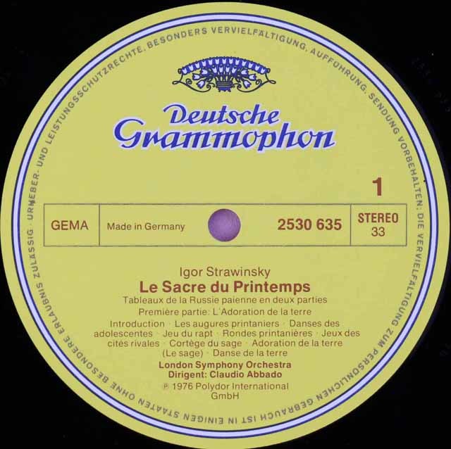 CD クラウディオ・アバド, ロンドン ストランヴィンスキー バレエ ペトルーシュカ バレエ  ESSG90100 ESOTERIC /00110 CD クラウディオ・アバド, ロンドン ストランヴィンスキー