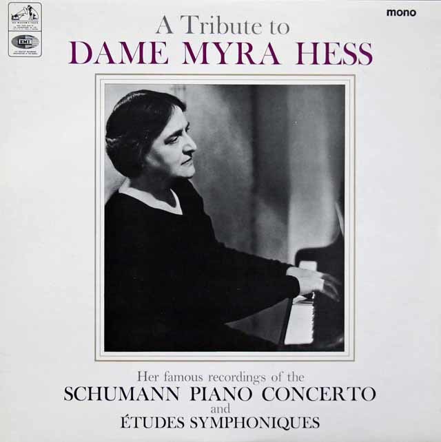 ヘス、シュワルツのシューマン/ピアノ協奏曲イ短調ほか　英EMI　3741　LP レコード