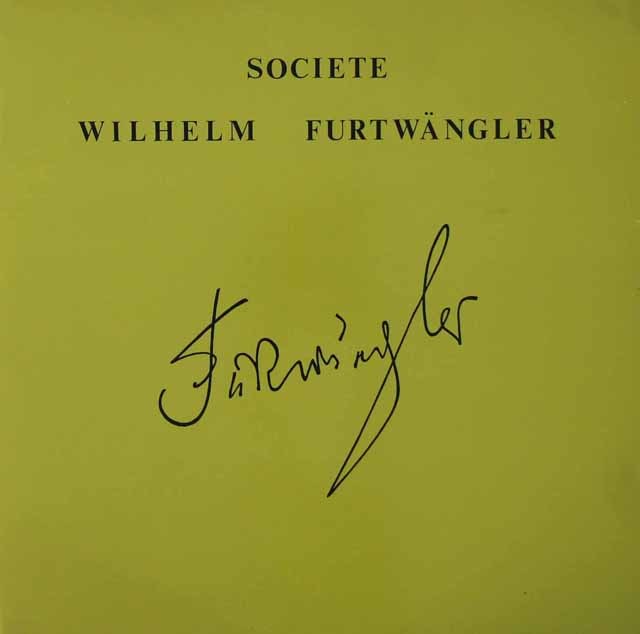 フルトヴェングラーのワーグナー/「トリスタンとイゾルデ」より　仏WF協会　3742　LP レコード