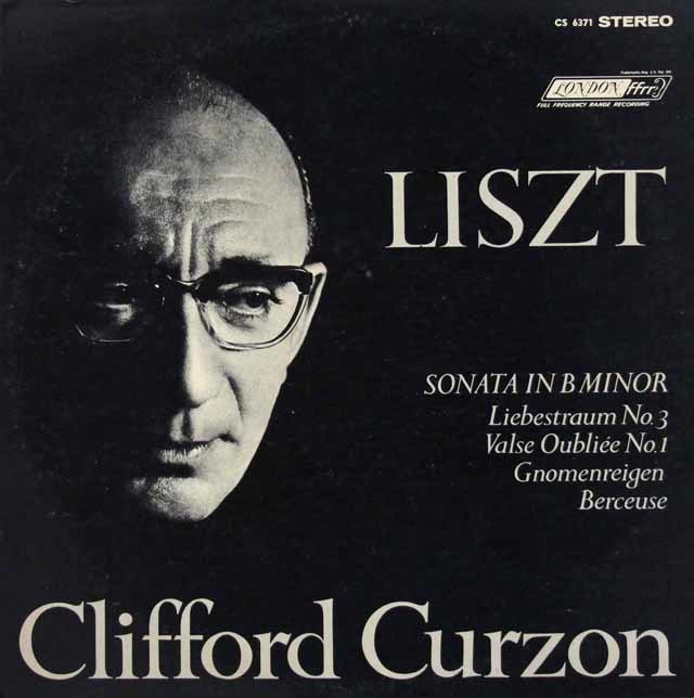 カーゾンのリスト/ピアノ作品集　英LONDON　3118　LP レコード