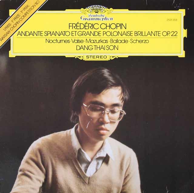 LPレコード LP レコード ダン・タイ・ソン/ショパン・リサイタル 独DGG 3436