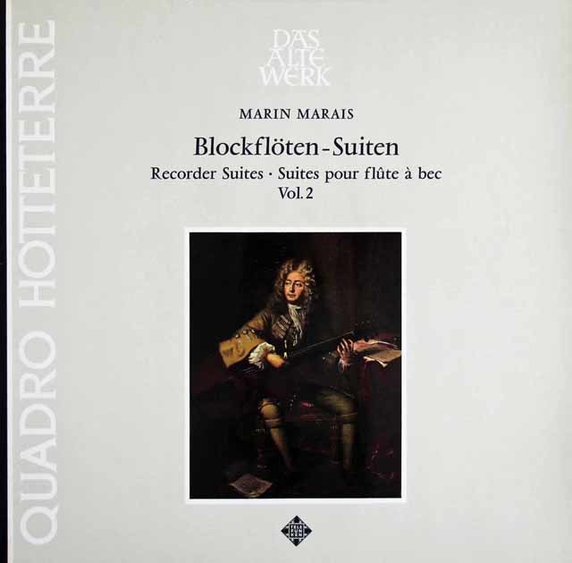 クアドロ・オトテールのマレー/リコーダー組曲集 第2巻　独TELEFUNKEN　3742　LP レコード