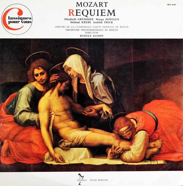 ケンペのモーツァルト/レクイエム　仏TRIANON　3743　LP レコード