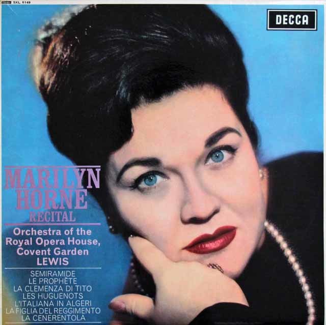 【オリジナル盤】　マリリン・ホーン/リサイタル　英DECCA　3744　LP レコード