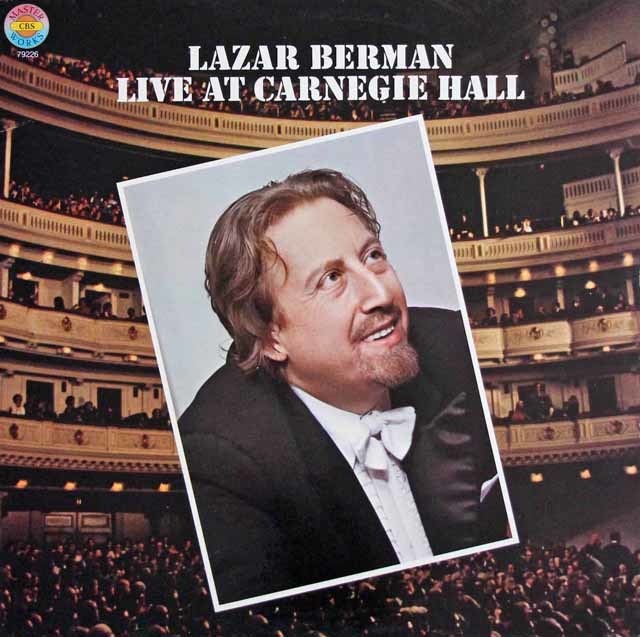 ベルマンのカーネギーホール・ライヴ1979　独CBS　3123　LP レコード