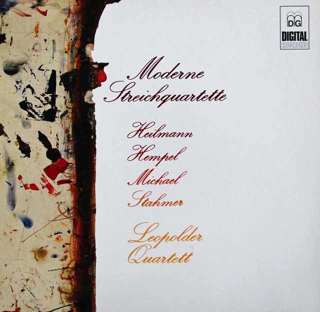 レオポルト四重奏団のミヒャエル/弦楽四重奏曲第4番「エロスの変容」ほか　独DABRINGHAUS UND GRIMM　3744　LP レコード
