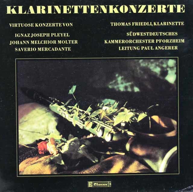 フリードリのプレイエル/クラリネット協奏曲ほか　スイスClaves　3442　LP レコード
