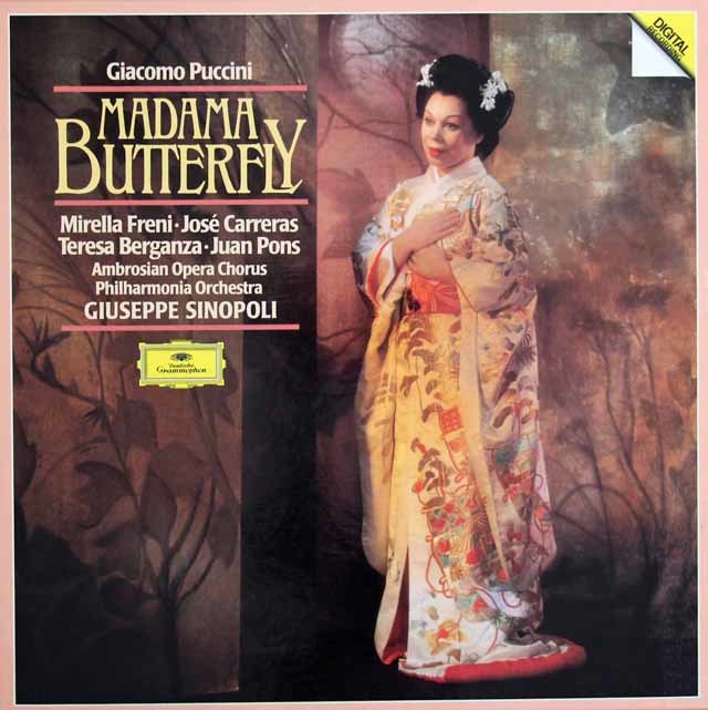 シノーポリのプッチーニ/蝶々夫人　独DGG　3128　LP レコード