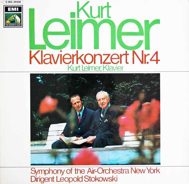 ライマー、ストコフスキーのベートーヴェン/ピアノ協奏曲第4番　独EMI　3444　LP レコード