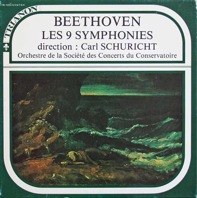 シューリヒトのベートーヴェン/交響曲全集　仏TRIANON　3493　LP レコード